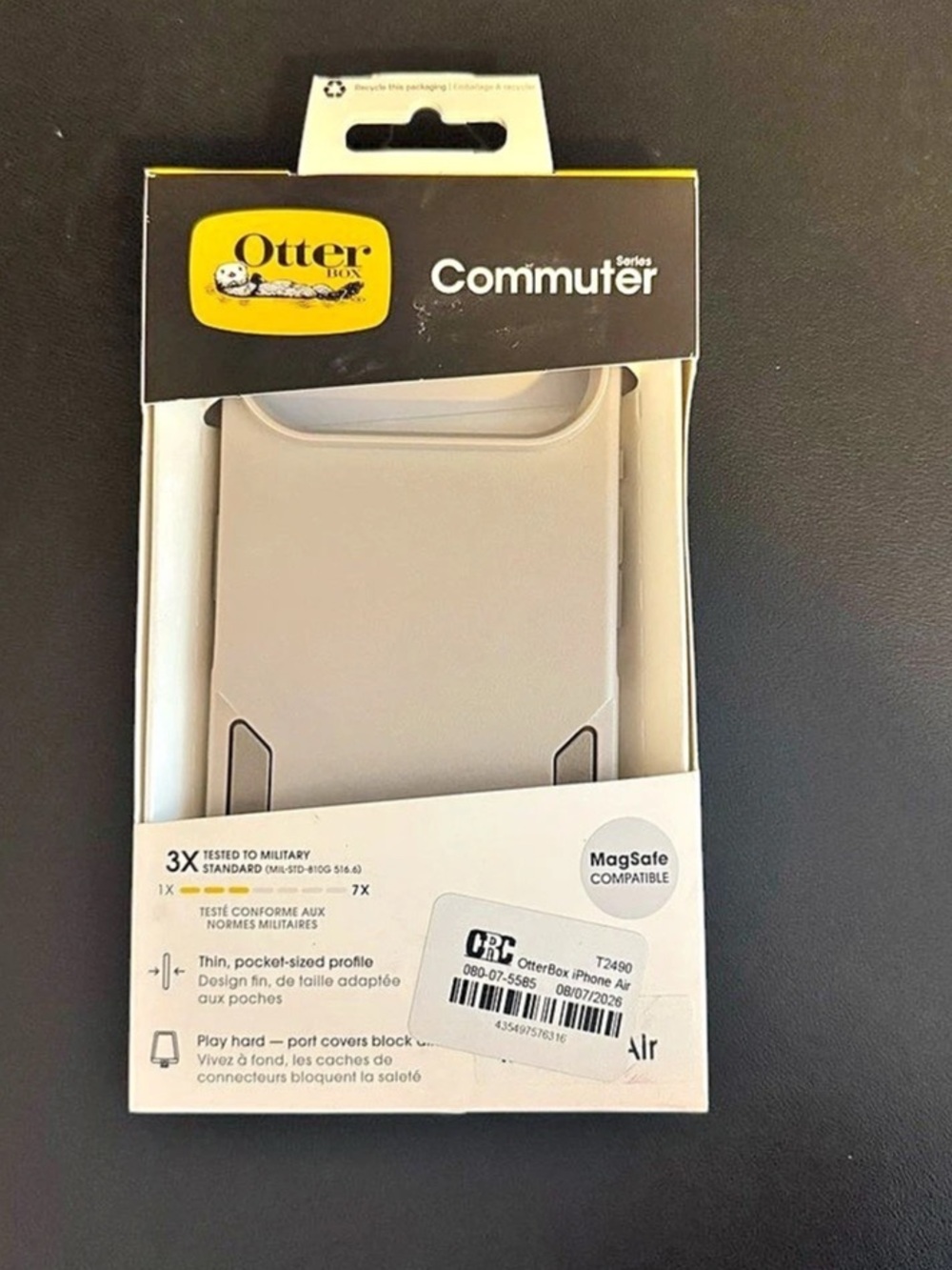OtterBox Commuter Series Phone Case - Grey Comfort (Beige) for iPhone Air